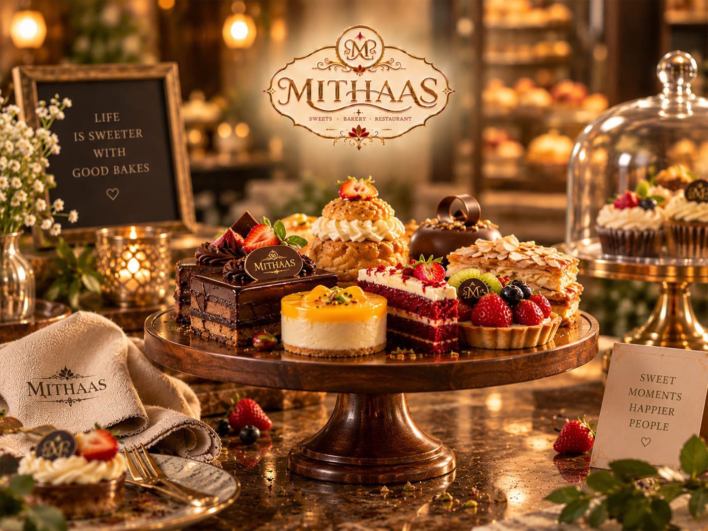 Doughnuts & Brownies at Mithaas