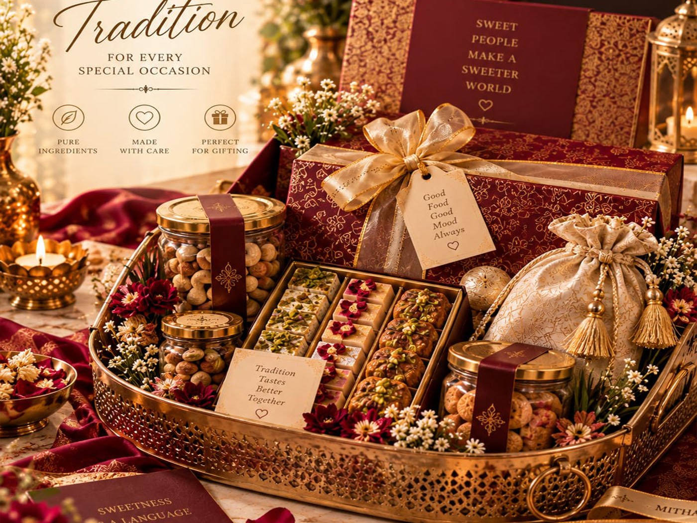 A Diwali order, packed and ready